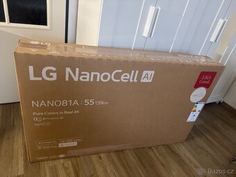 Prodám nerozbalenou LED TV LG 55” (model 55NANO81) - 2