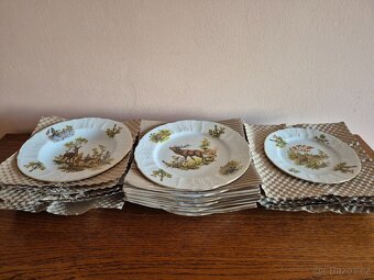 Talířová sada motiv myslivec Bernadotte - 2