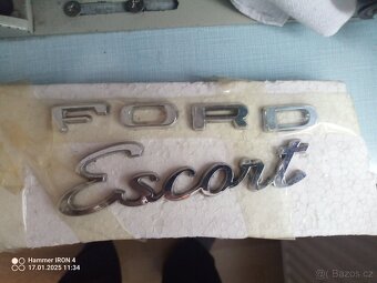 Ford Escort  mk-1 nápisy. - 2