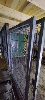 Vrata brána dvoukřídlá pozink - 2