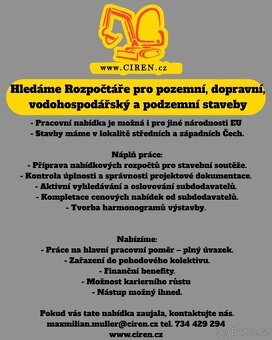 Rozpočtář / Kalkulant - 2