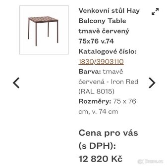 HAY stůl a 4 židle - 2