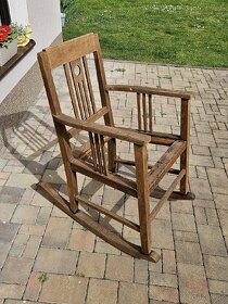 Houpací židle dubová - 2