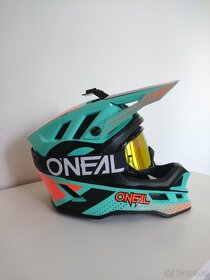 Integrální helma ONEAL MTB MX+brýle - 2
