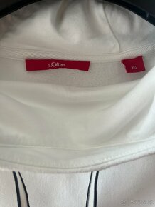 Bílá mikina XS S.Oliver - 2