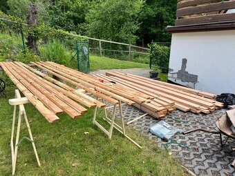 270Kč/ks PALUBKY EVROPSKÝ MODŘÍN natřený Adler ochranou - 2