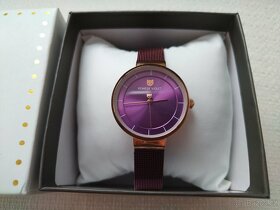 Pomeek Violet dámské hodinky kočka fialové - 2