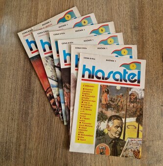 staré časopisy, komiks Rychlé šípy, Zálesák, Junák, Hlasatel - 2