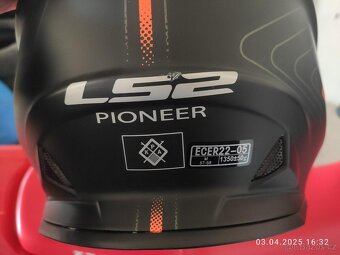 Prodám přilbu LS 2 Pioneer.M 57-58 - 2