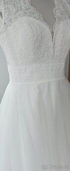 Krásné nové princeznovské tylové šaty vel. M - 2