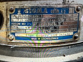 Kalové čerpadlo Sigma 80KDMU150 380V - 2