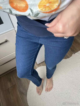 Těhotenské džíny/ jeggins značek H&M, New Look aj. - 2