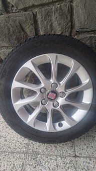 Zimní ALU kola Originál 205/55 R16, 5x112 ET-46, 7-8mm - 2