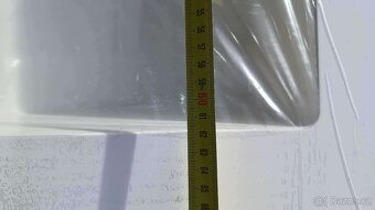 Koupelnové hranaté umyvadlo 120x46cm - litý mramor - 2