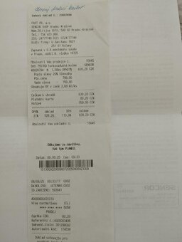 Kulma SENCOR-doklad na záruku - 2