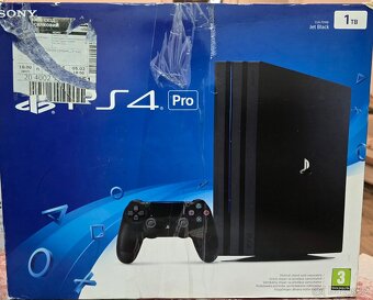 PS4 Pro 1TB - TOP stav, 2x DualShock, dokovací stanice a 3 h - 2