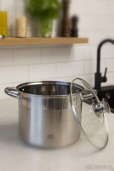 Gastro hrnec nerez nový objem 22,5l vhodny na indukci atd - 2