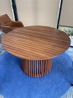 Dreveny stul akacie - 2