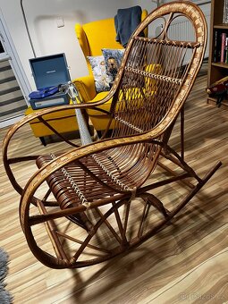 Ratanové houpací křeslo - 2