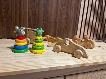 Dřevěné ručně vyrobené hračky - 2