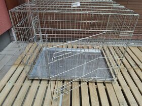 Přepravní kovová klec skládací - 2