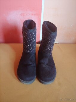 Zimni damske zateplene semisove boty - 2