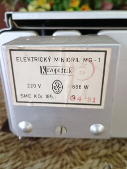 Elektrický minigril MG-1 - 2