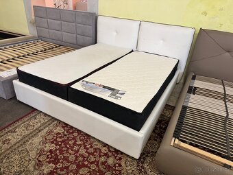 AKCE NOVÁ kožená Postel-letiště 180x200cm komplet - 2