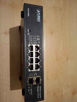 Gigabit Managed Switch Planet GSD-1020S 8+2 portový - 2