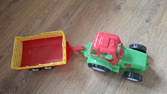 Dětský traktor, sklápěcí vlek - 2