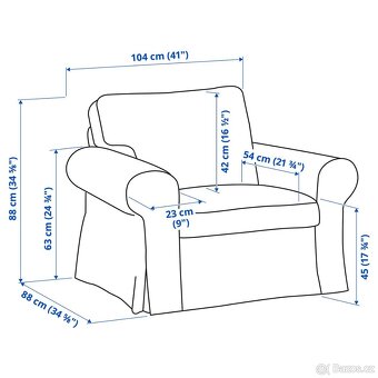 Křeslo Ikea Ektorp - 2