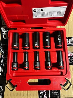 Milwaukee Průmyslové hlavice Shockwave 1/2" - 2