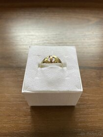 Zlatý dámský prsten - 2