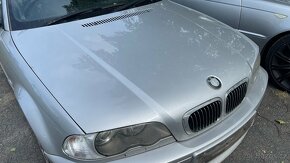 BMW E46 Coupe predfl kapota titansilber - 2