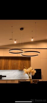 Stropní nastavitelné led světlo s 2 prsteny - bílá mat - 2