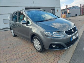 SEAT Alhambra 2.0tdi manuál, servis+STK,tažné 2.2t,r.2011 - 2