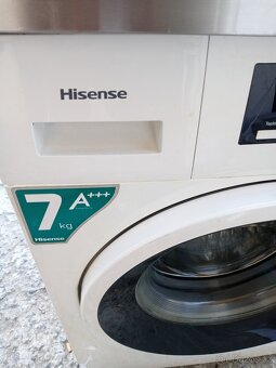Nabízím zánovní pračku Hisense třidy A+++ 7 kg prádla - 2