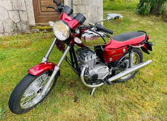 Jawa 350 s TP ČR, Californian 5, červená metalíza - 2