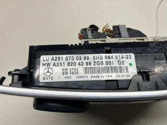 //Panel ovládaní klimatizace Mercedes-Benz R Class W251// - 2