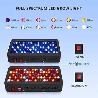 Led lampa na rostlinky - 2
