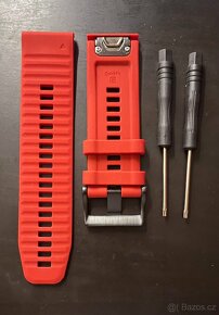 Pásek Garmin Fenix 5X/6X (červený) - 2