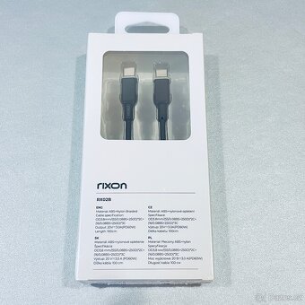 Rixon datový a nabíjecí kabel USB-C /USB-C, nový - 2