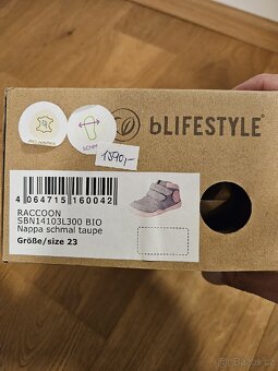 Celoroční dětské boty blifestyle, barefoot, velikost 23 - 2