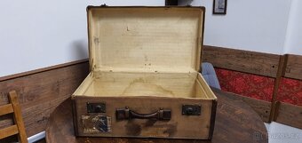 Starožitný cestovní kufr Johann Scholz - 2