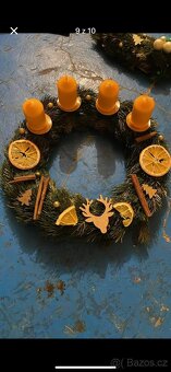 Adventní věnec ručně vyráběný - 2