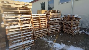 Palivove drevo palety na topeni - 2