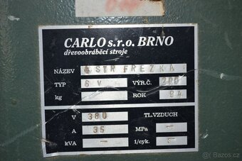 Čtyřstranná frézka - pětivřetenná - 2