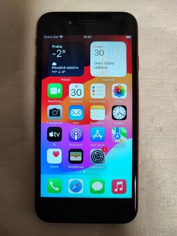iPhone SE 2020 64GB Red baterie 100% - 2