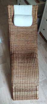 Prodám ratanové lehátko - lenošku - 2