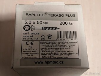 Terasové vruty Rapi-Tec Teraso Plus 5,0x50 - 2